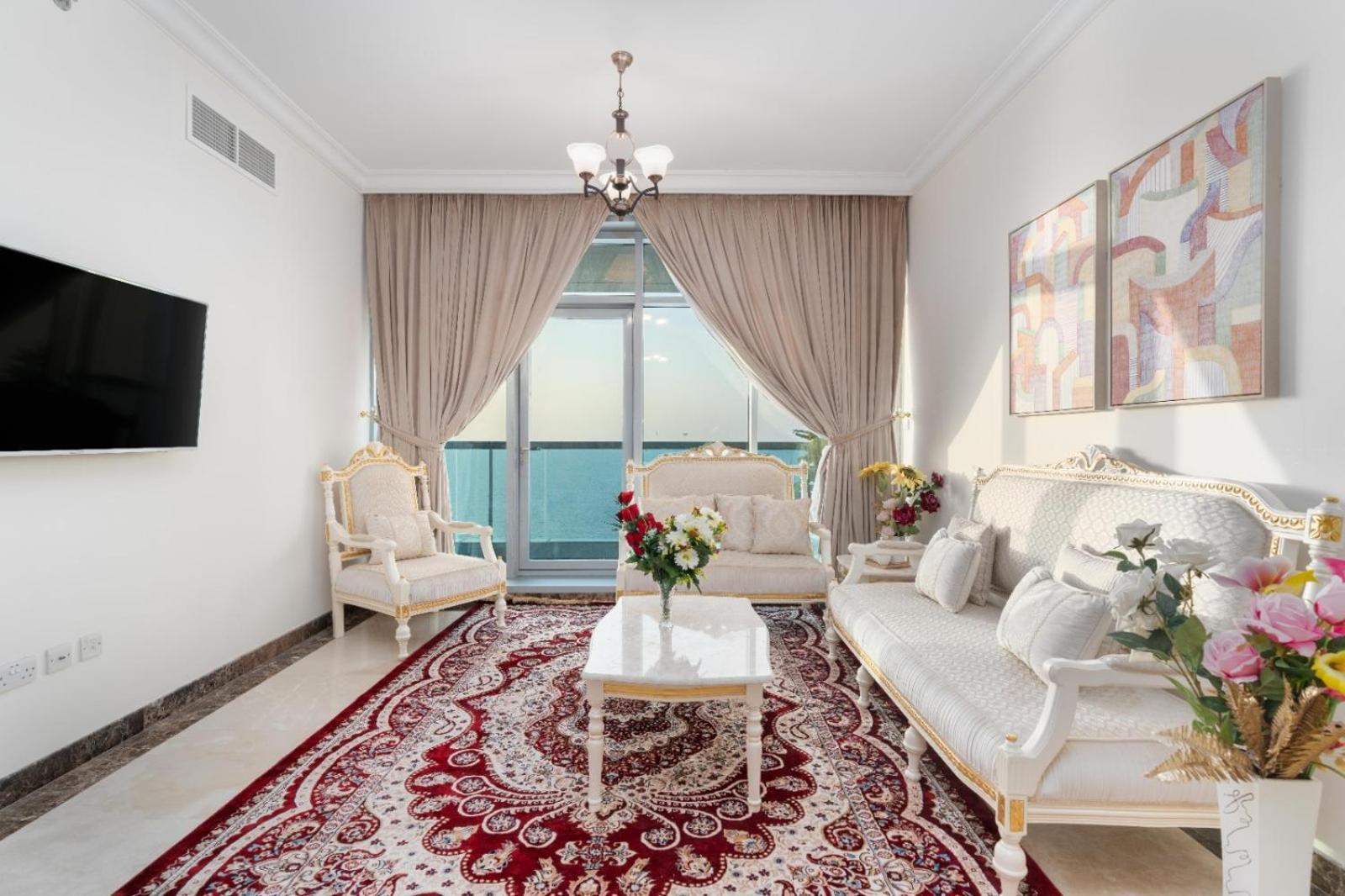 Ocean View Luxury 3br Duplex At Ajman Corniche * Dubai